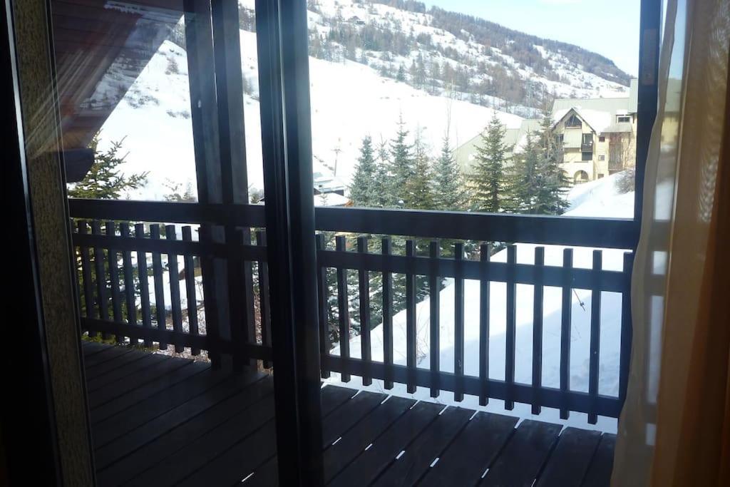 Duplex Avec Belle Terrasse Au Pied Des Pistes Apartamento Vars  Exterior foto